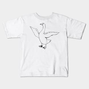 Goose Sketch Kids T-Shirt